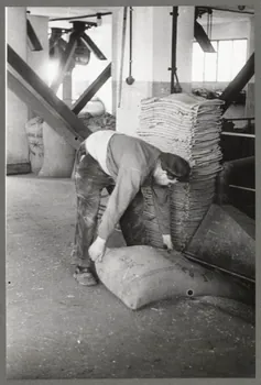 Anonyme photographie Société coopérative agricole. Silos Ile-de-France, France 1940 Ph.1943.73.15  Photo