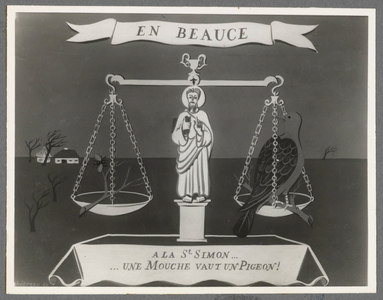 M. Vaux photographie Image en Beauce. A la saint-Simon Ile-de-France, France 1943 Ph.1943.92.2 Photo