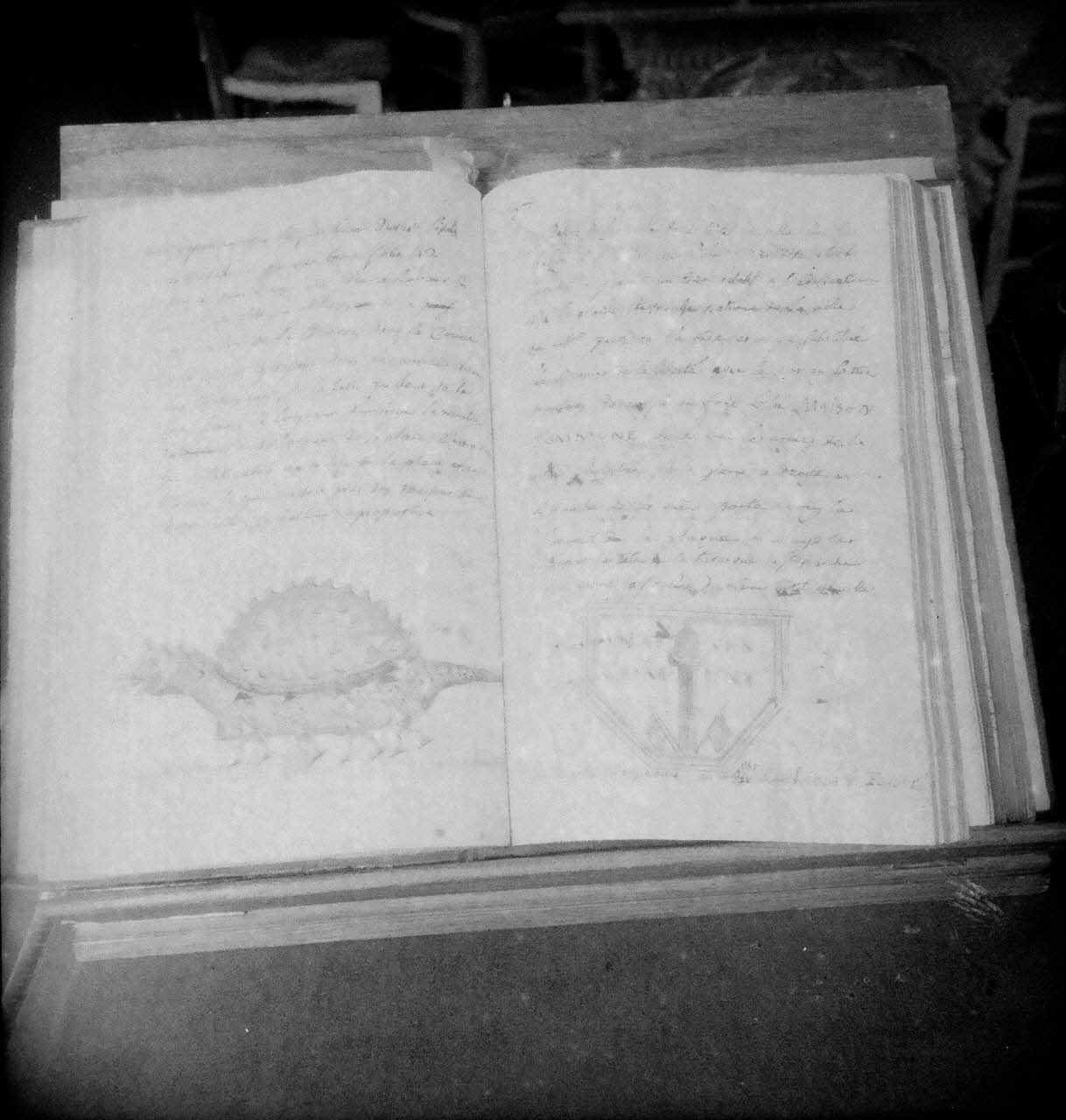 Anonyme photographie Bibliothèque Arbaud. Manuscrit Provence-Alpes-Côte d'Azur, France 1946 Ph.1946.122.25 Photo