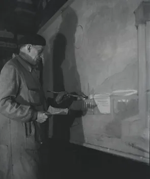 Pierre Soulier photographie MNATP. Enquête sur les théâtres de marionnettes conduite par Pierre Soulier (1944-1950) Rhône-Alpes, France 1947/3/1 Ph.1947.16.95 Photo