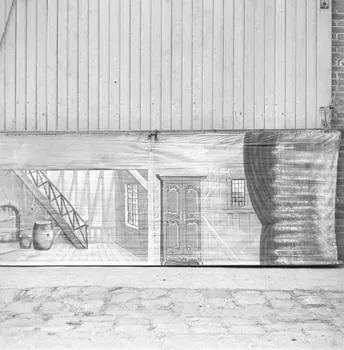 Pierre Soulier photographie MNATP. Enquête sur les théâtres de marionnettes conduite par Pierre Soulier (1944-1950) Centre, France 1947 Ph.1947.43.104  Photo