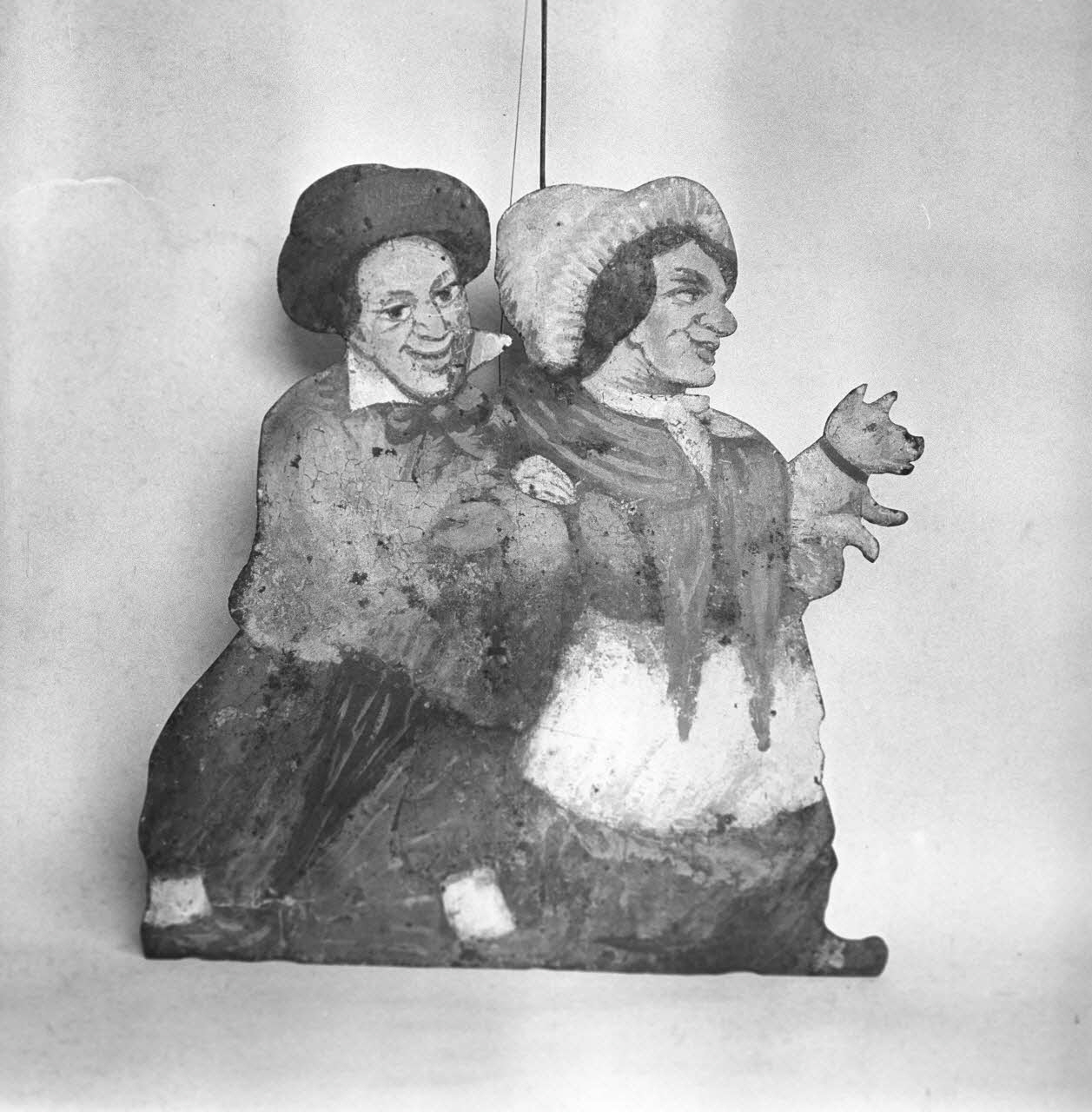 Pierre Soulier photographie MNATP. Enquête sur les théâtres de marionnettes conduite par Pierre Soulier (1944-1950) Centre, France 1947 Ph.1947.43.9 Photo