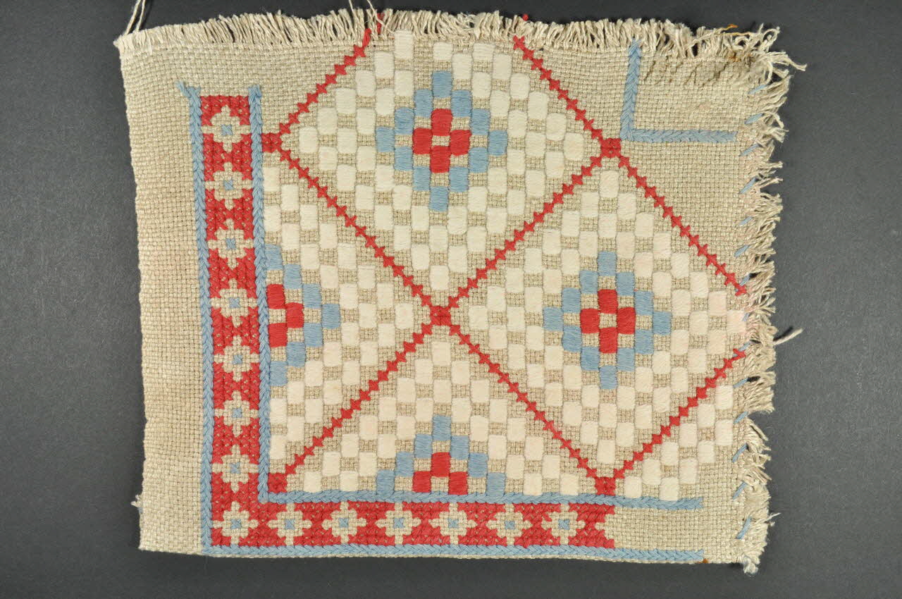 BRODERIE ECHANTILLON DMH1890.48.14.22 Photo Mucem