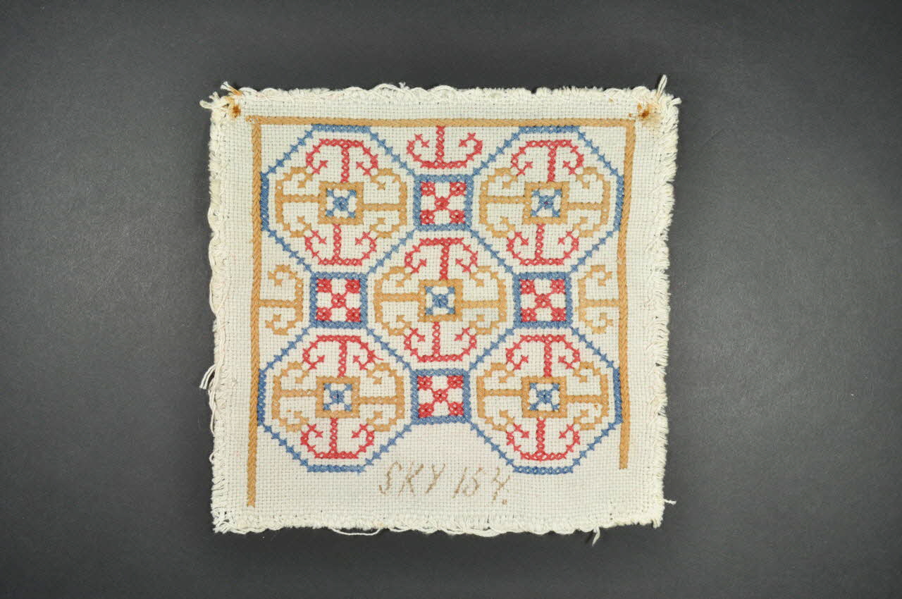 BRODERIE ECHANTILLON DMH1890.48.14.29 Photo Mucem