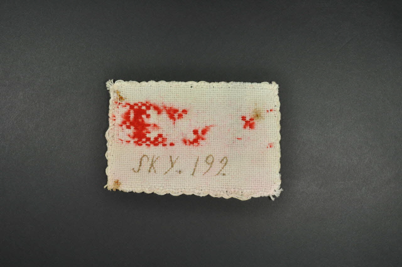 BRODERIE ECHANTILLON DMH1890.48.14.31 Photo Mucem