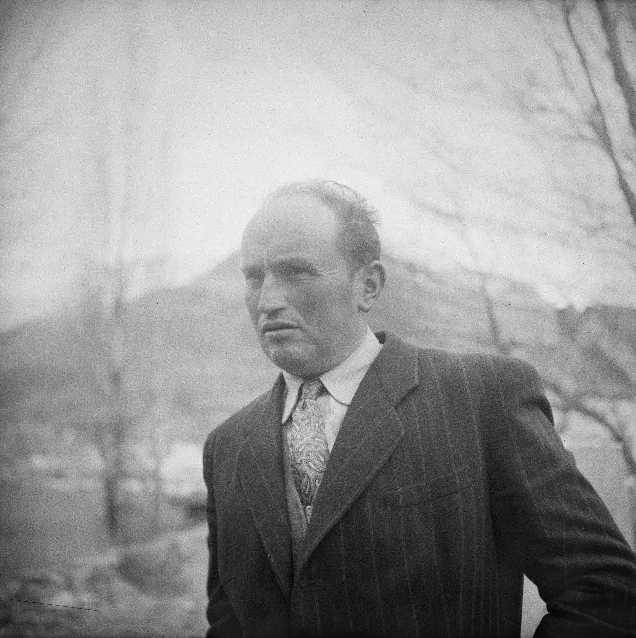 Marcel Boulin photographie MNATP. Mission d'ethnomusicologie conduite par Claudie Marcel-Dubois et Marie-Marguerite Pichonnet-Andral dans les Pyrénées centrales (mars-avril 1956) Midi-Pyrénées, France 1956/4/1 Ph.1956.70.166 Photo