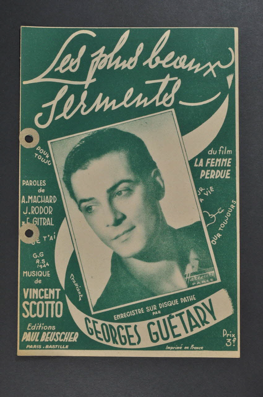 chanson petit format 1965.121.132 Photo Mucem