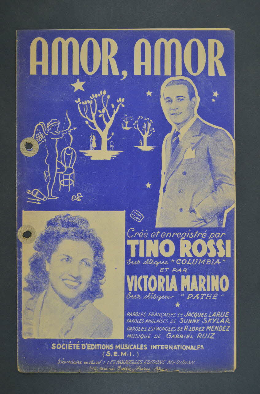 chanson petit format 1965.121.140 Photo Mucem