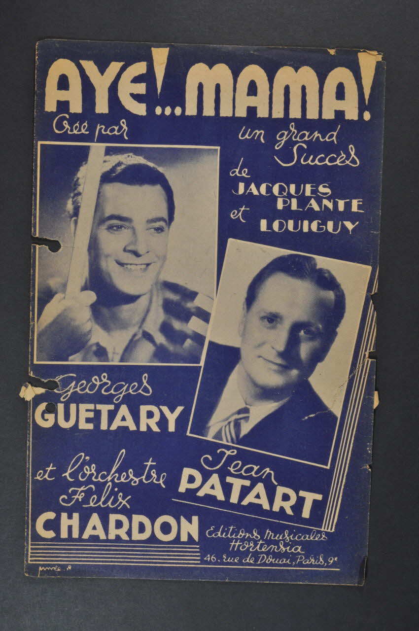 chanson petit format 1965.121.143 Photo Mucem