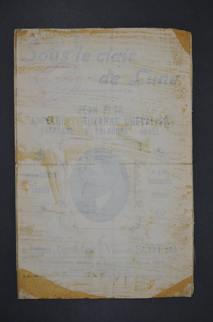 Louis Despax ; Vincent Scotto ; Courvil-Coste ; Georges De Theys ; Christien ; Jean Flor ; Digoudé-Diodet; chanson petit format 1909 1965.121.144 Photo Mucem