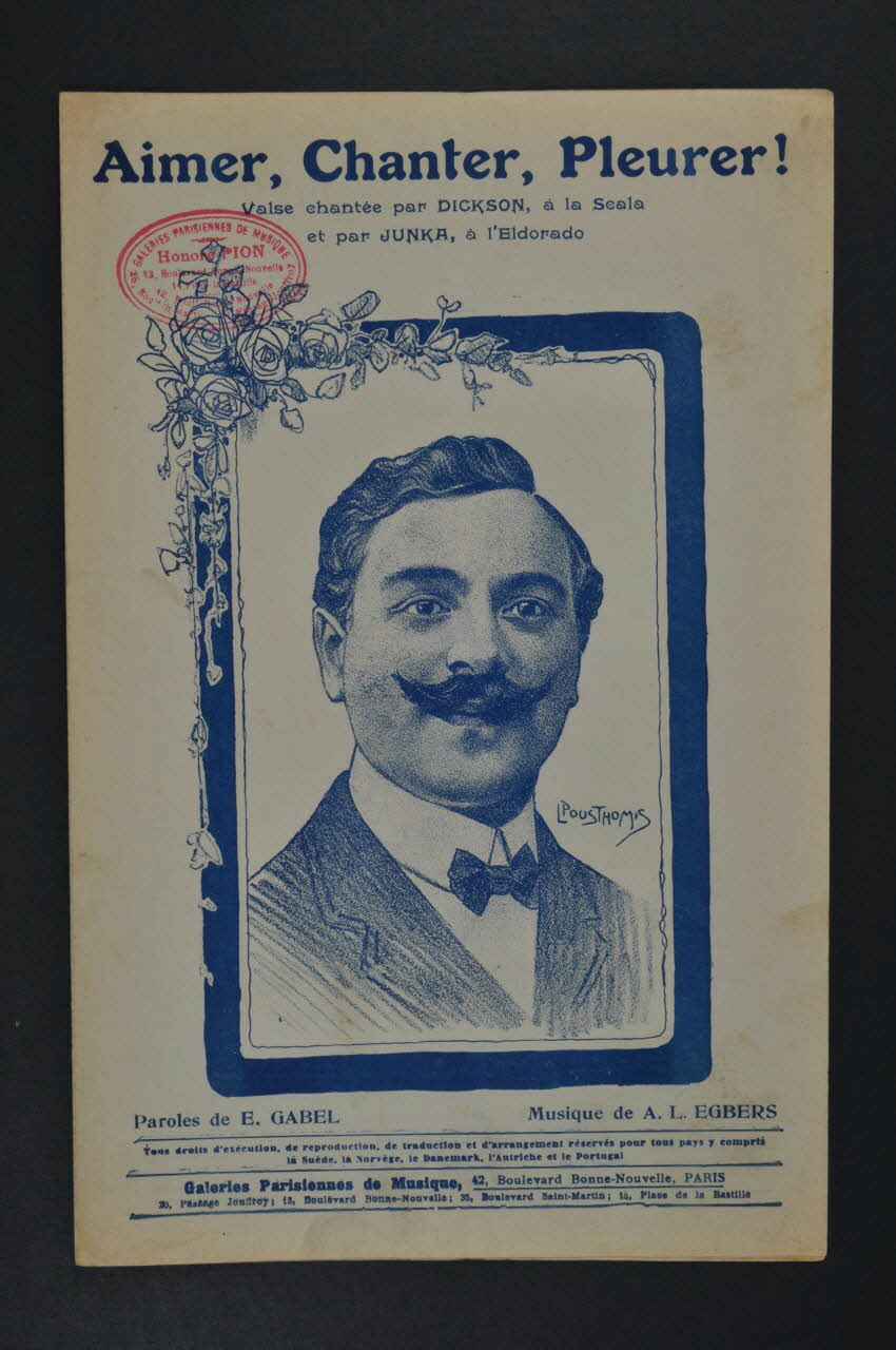 chanson petit format 1965.121.145 Photo Mucem