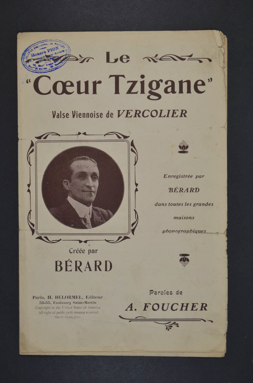 chanson petit format 1965.121.147 Photo Mucem
