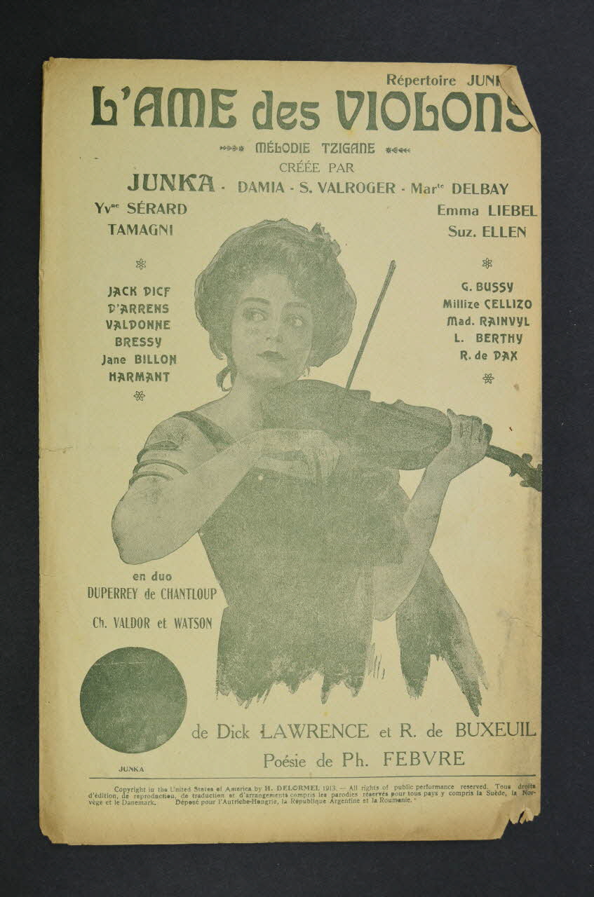 chanson petit format 1965.121.148 Photo Mucem