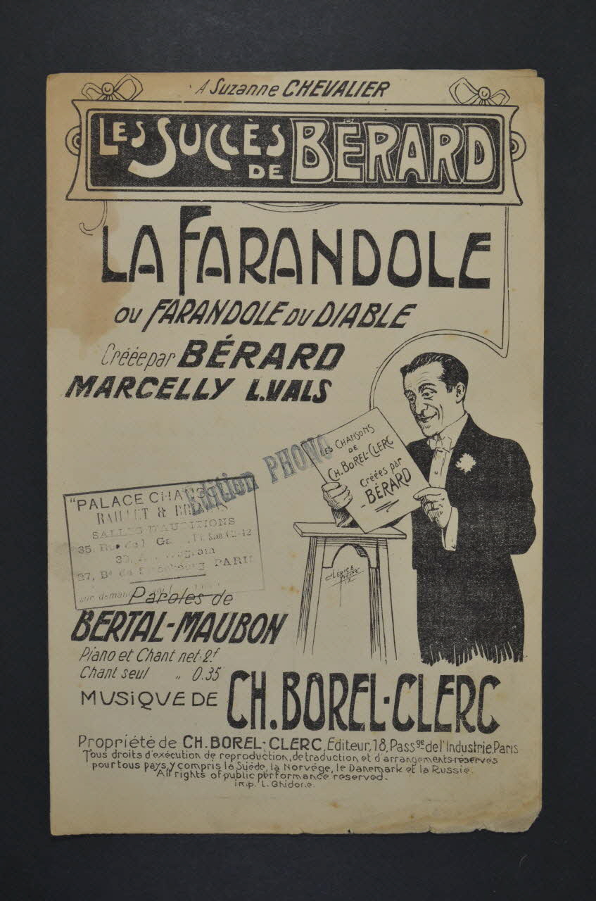 chanson petit format 1965.121.149 Photo Mucem