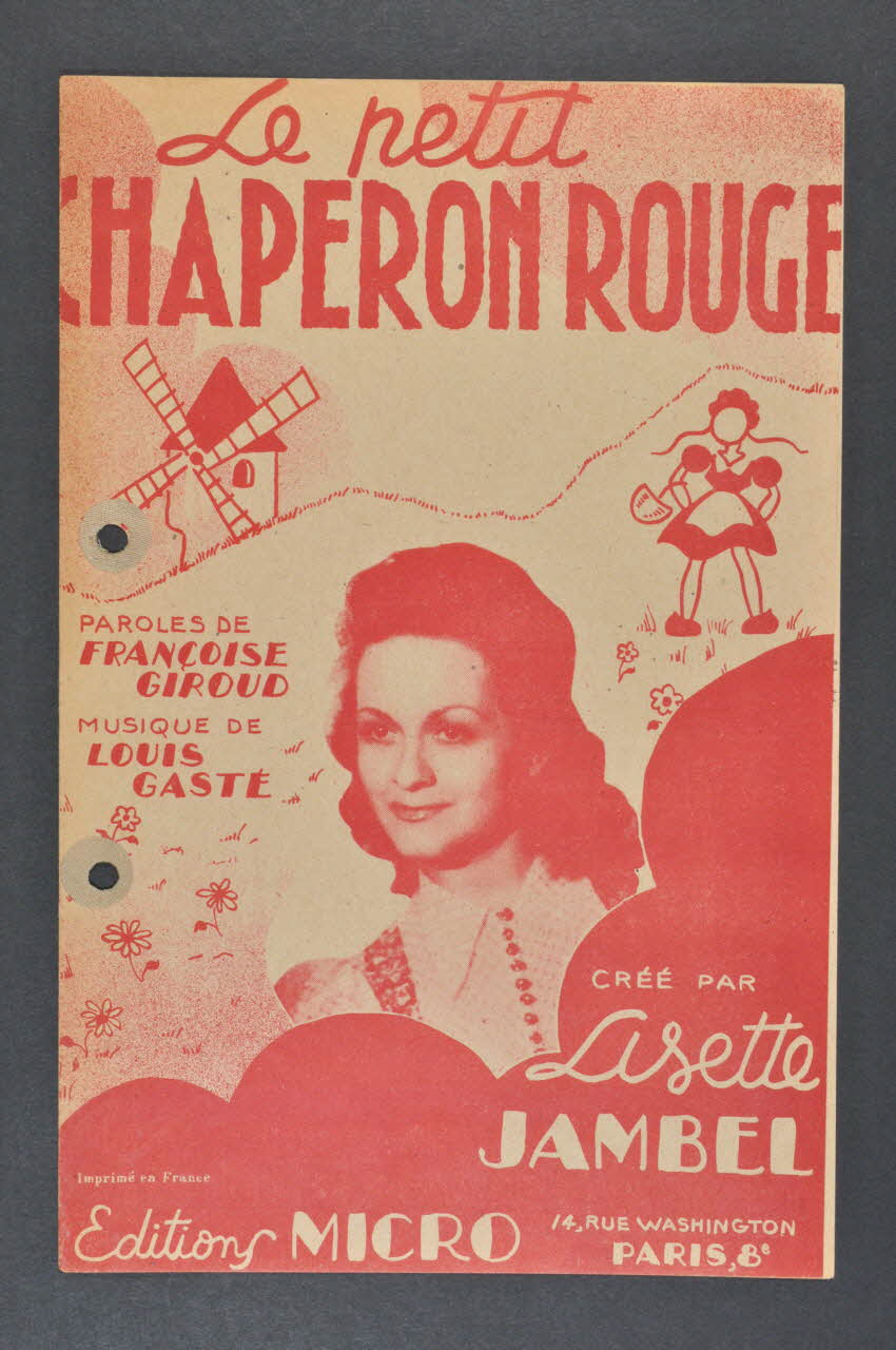 chanson petit format 1965.121.159 Photo Mucem