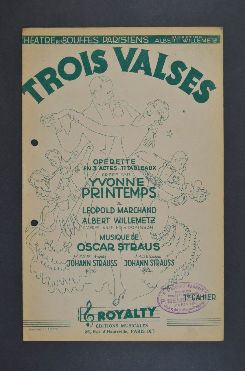 chanson petit format 1965.121.169 Photo Mucem