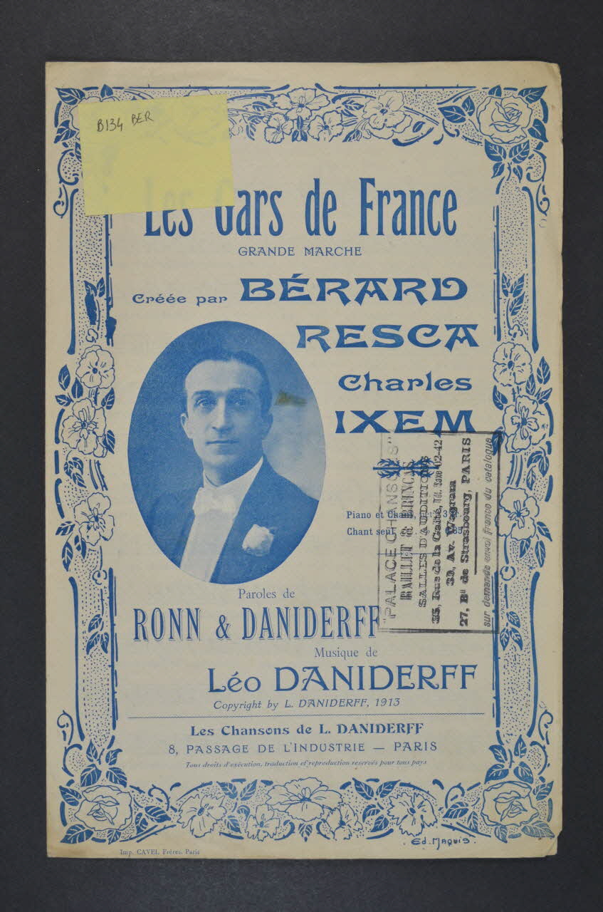 chanson petit format 1965.121.557 Photo Mucem