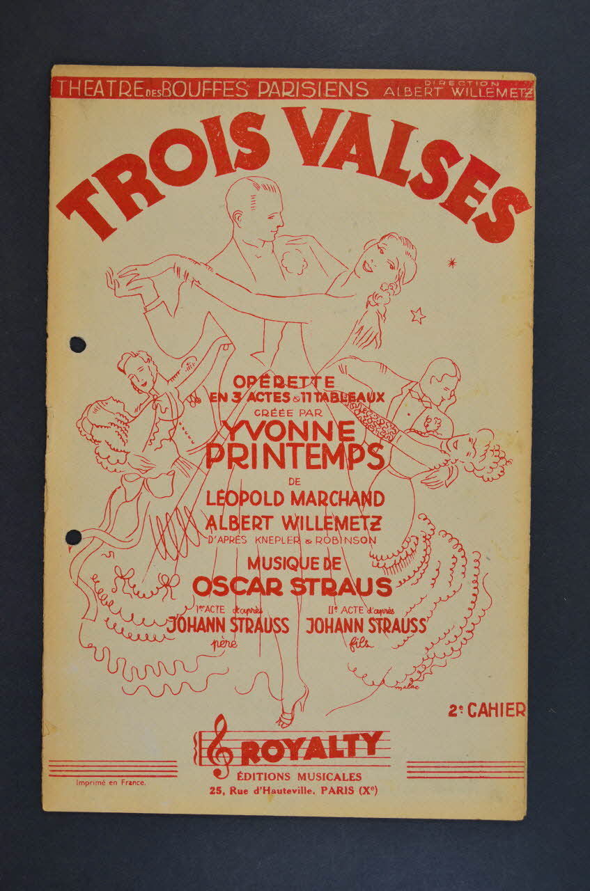 chanson petit format 1965.121.170 Photo Mucem