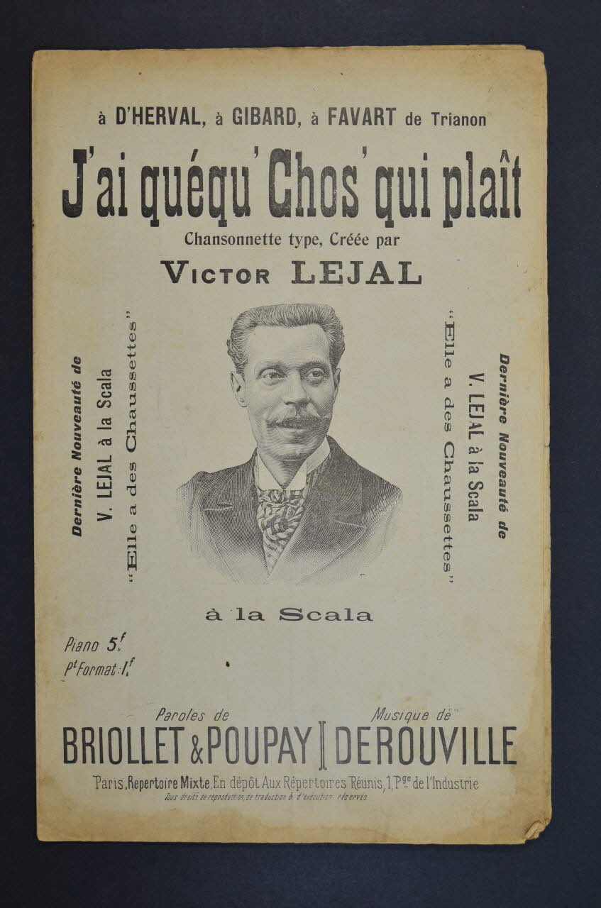 chanson petit format 1965.121.173 Photo Mucem