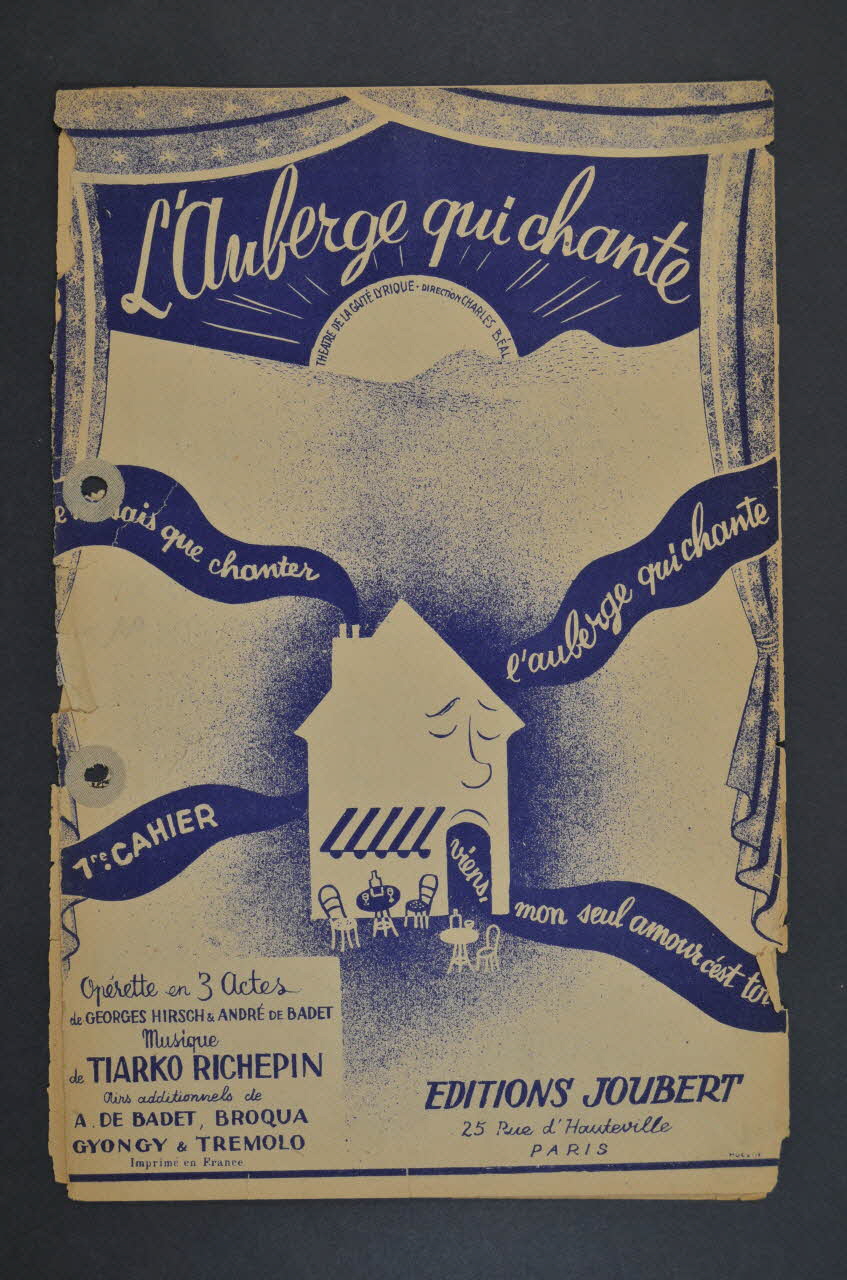 chanson petit format 1965.121.174 Photo Mucem