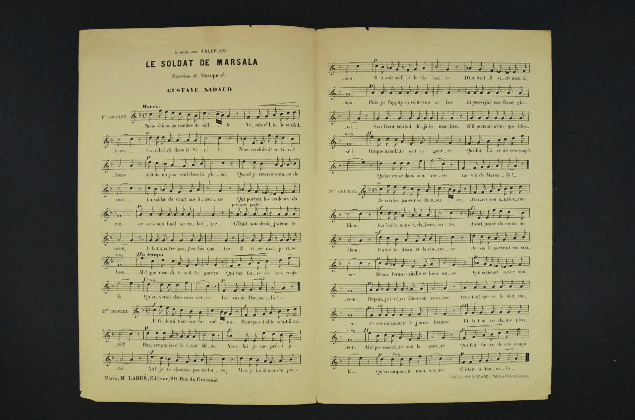 chanson petit format 1965.121.178  Photo Mucem