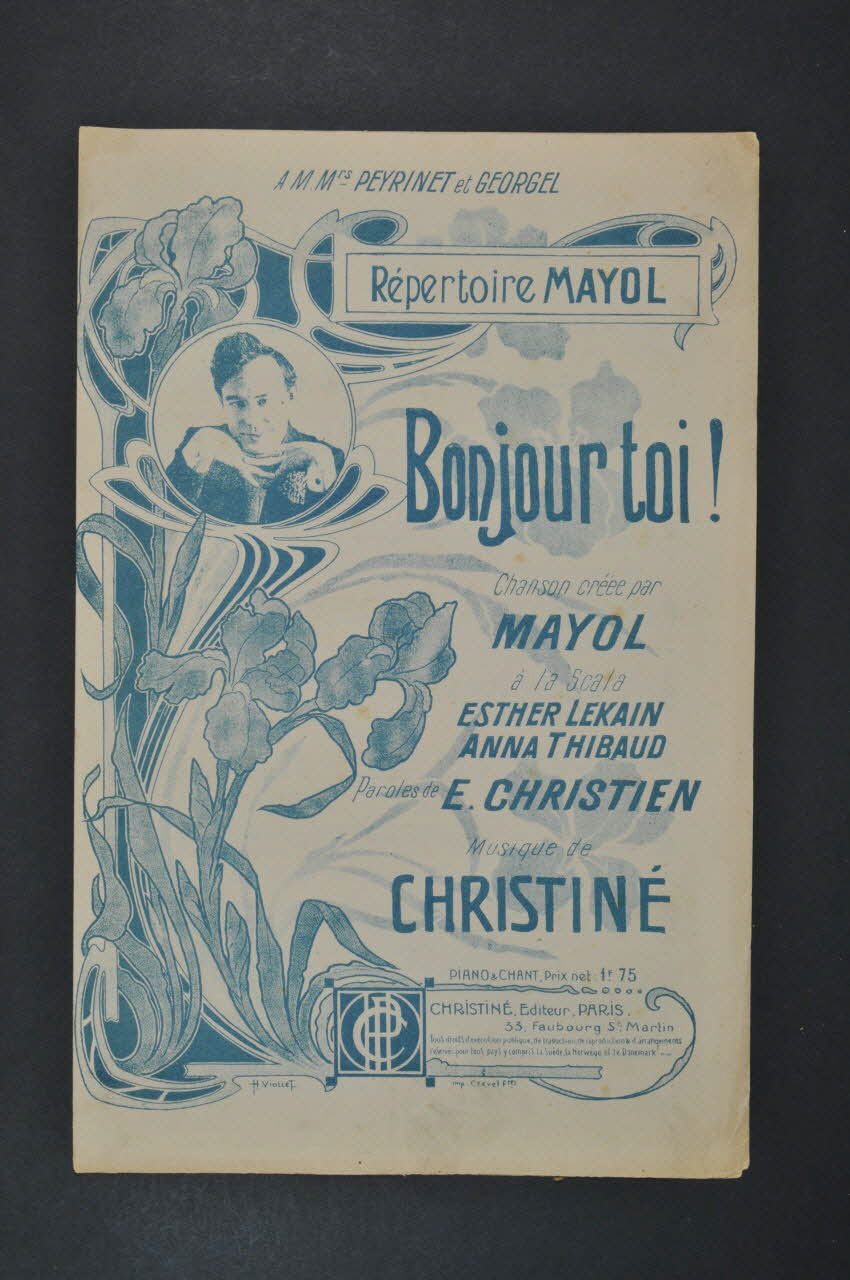 chanson petit format 1965.121.181 Photo Mucem