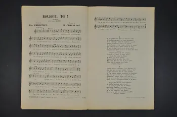 chanson petit format 1965.121.181 Photo Mucem