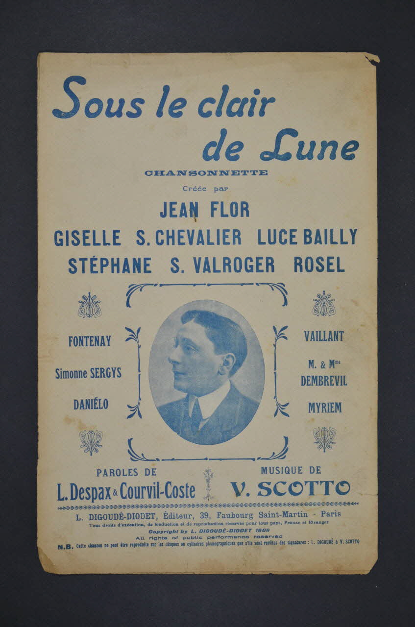 chanson petit format 1965.121.183 Photo Mucem