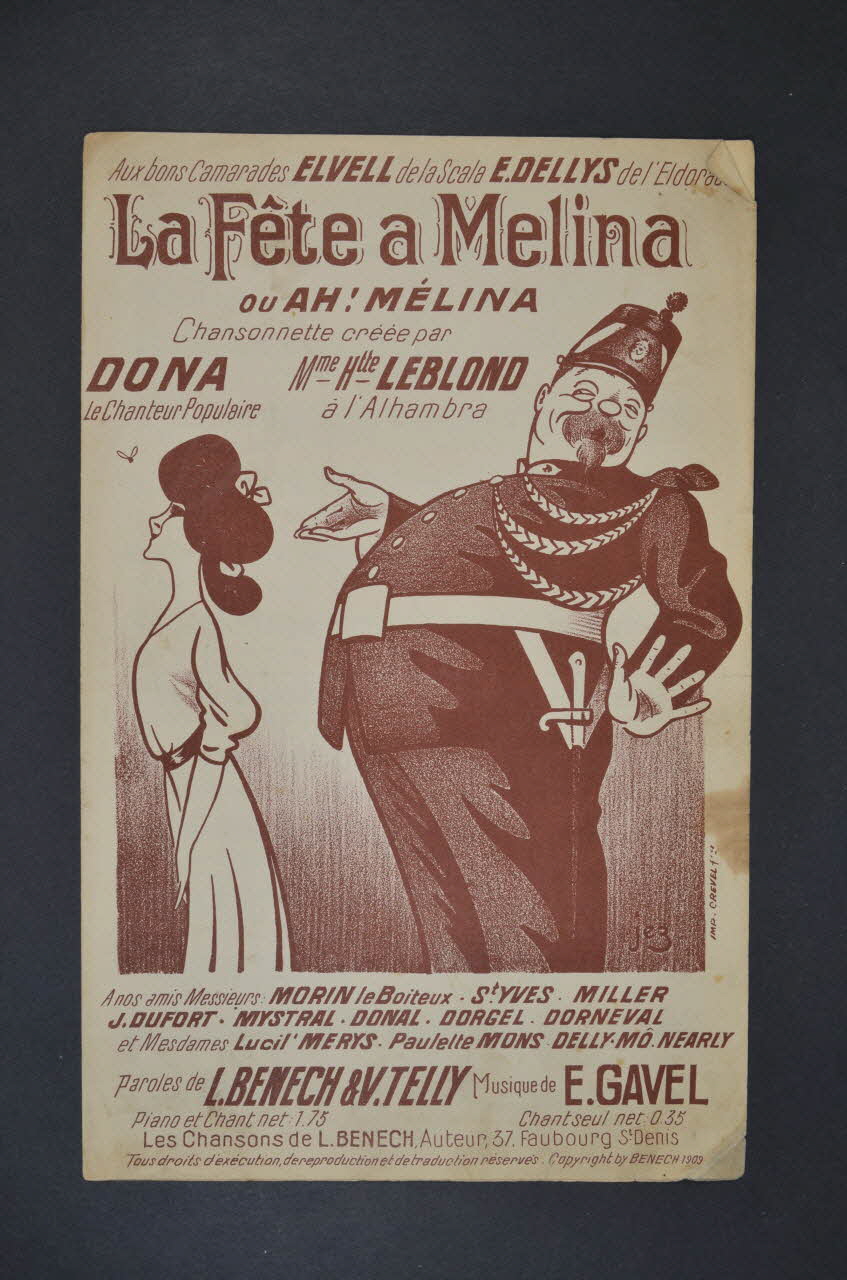 chanson petit format 1965.121.191 Photo Mucem