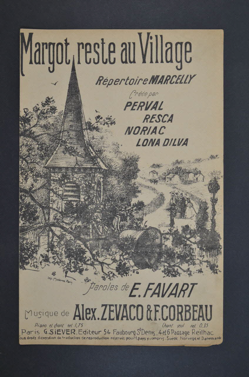 chanson petit format 1965.121.192 Photo Mucem