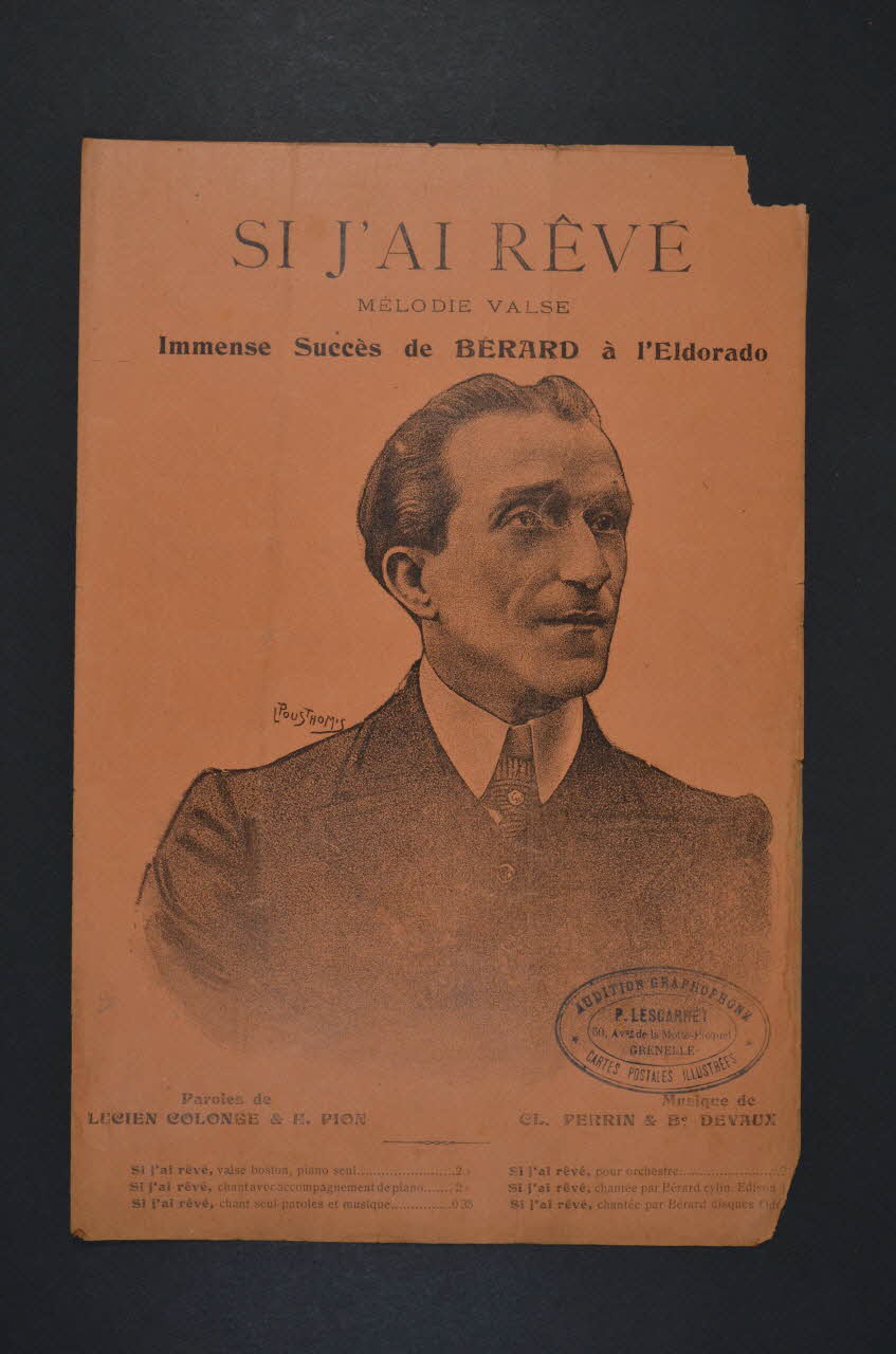 chanson petit format 1965.121.200 Photo Mucem