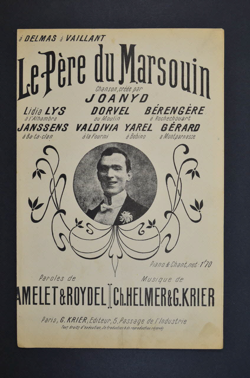 chanson petit format 1965.121.204 Photo Mucem