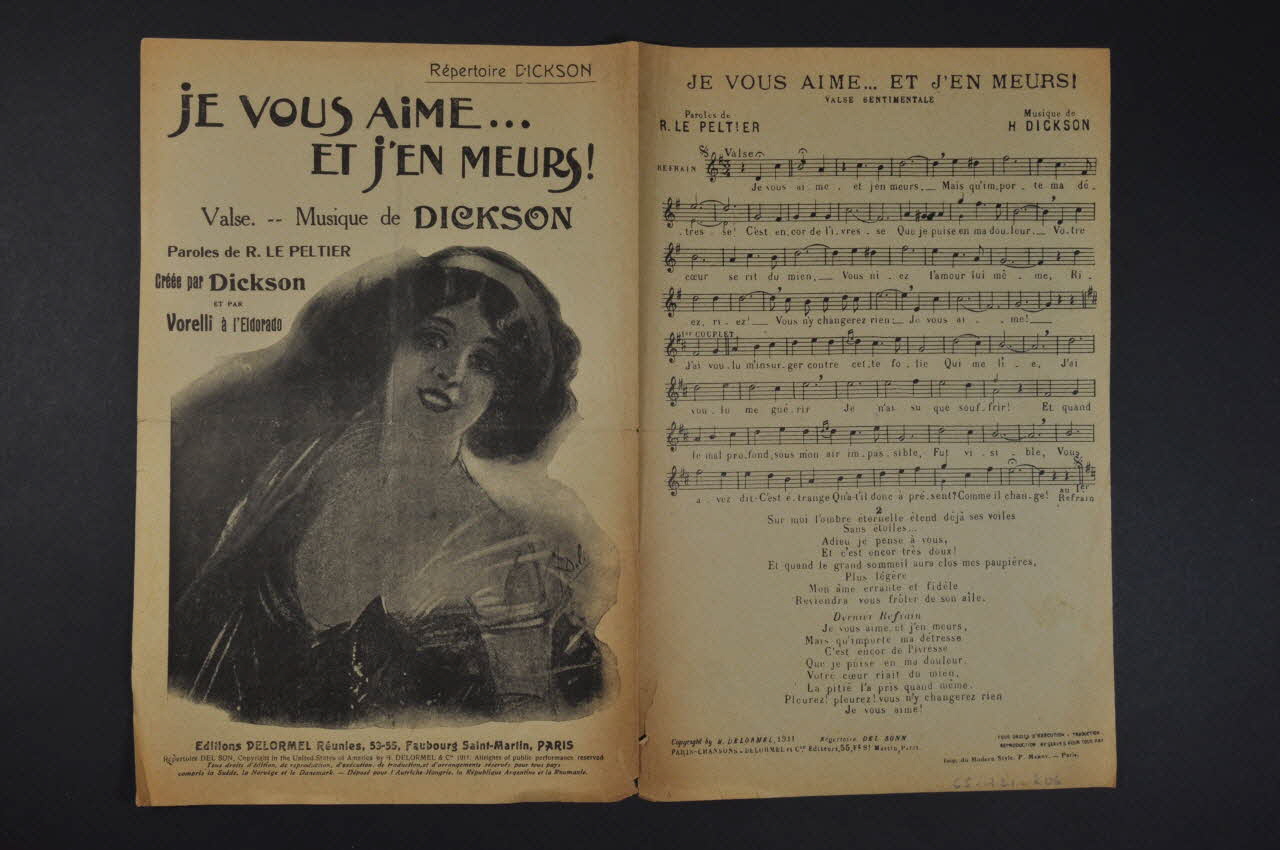 chanson petit format 1965.121.206 Photo Mucem