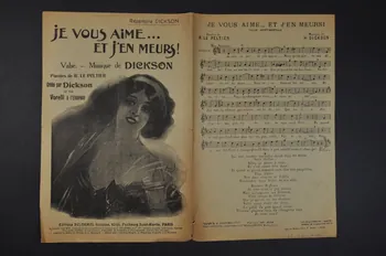 chanson petit format 1965.121.206 Photo Mucem