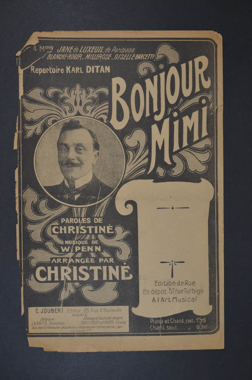 chanson petit format 1965.121.214 Photo Mucem