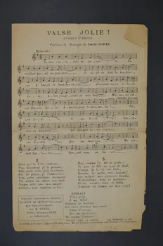 chanson petit format 1965.121.215 Photo Mucem