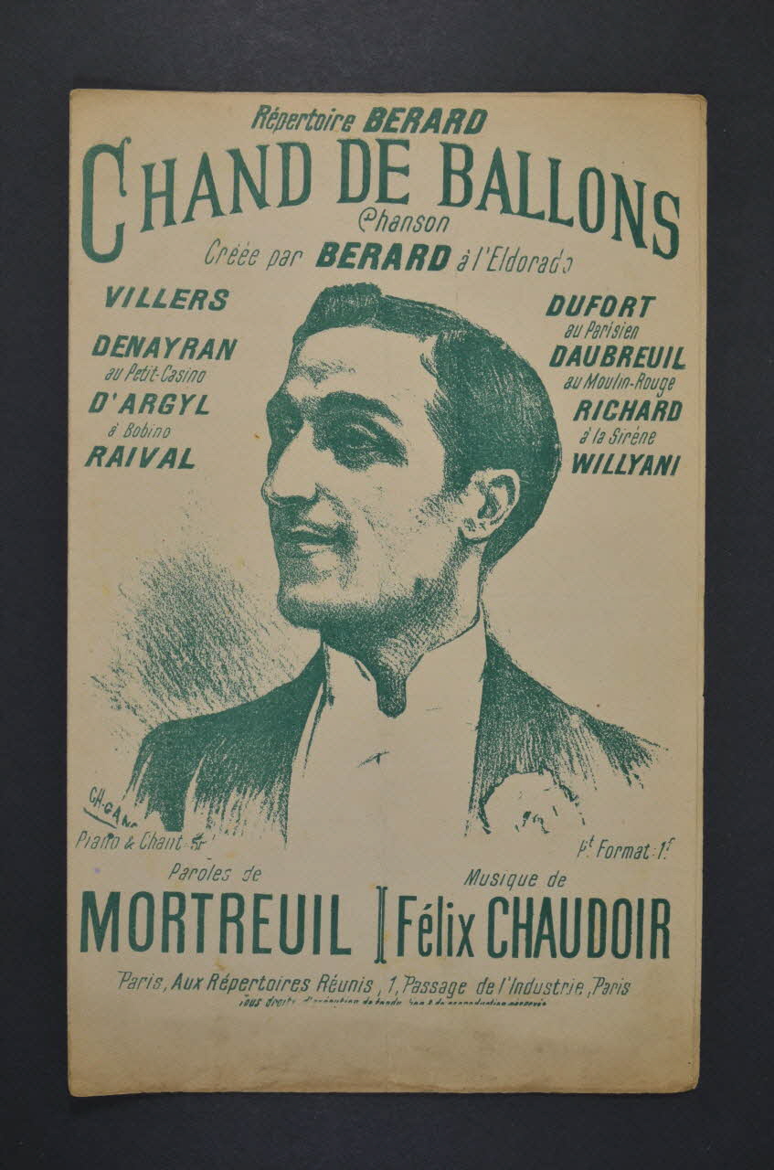 chanson petit format 1965.121.216 Photo Mucem