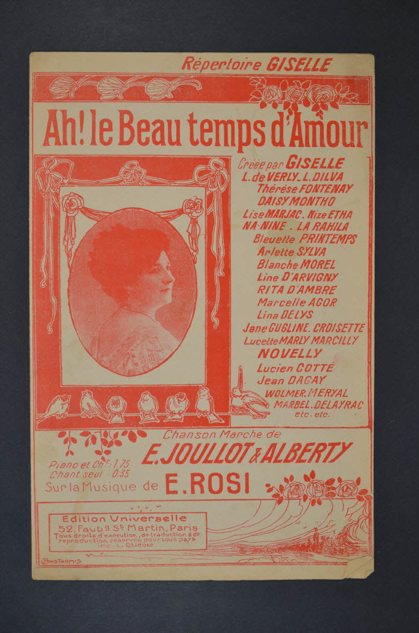 chanson petit format 1965.121.231 Photo Mucem