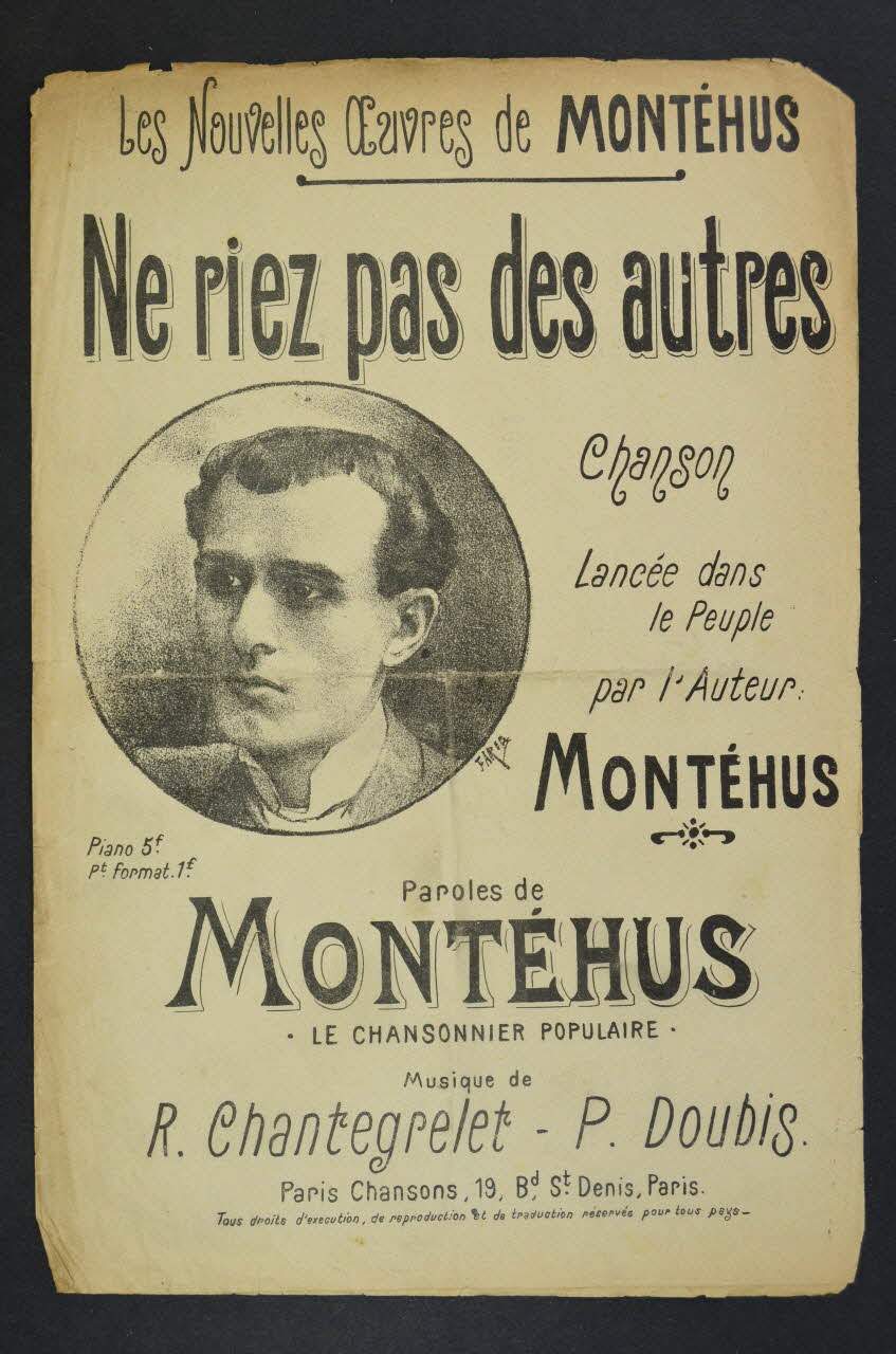 chanson petit format 1965.121.246 Photo Mucem