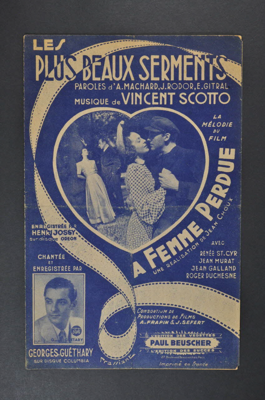 chanson petit format 1965.121.286 Photo Mucem