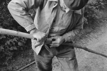 Claudie Marcel-Dubois photographie MNATP. Recherches coopératives sur programme sur le Châtillonnais (1966-1968). Mission d'ethnomusicologie 3 B. Claudie Marcel-Dubois et Maguy Andral. Bourgogne, France 1967/6/2 Ph.1967.88.54 Photo