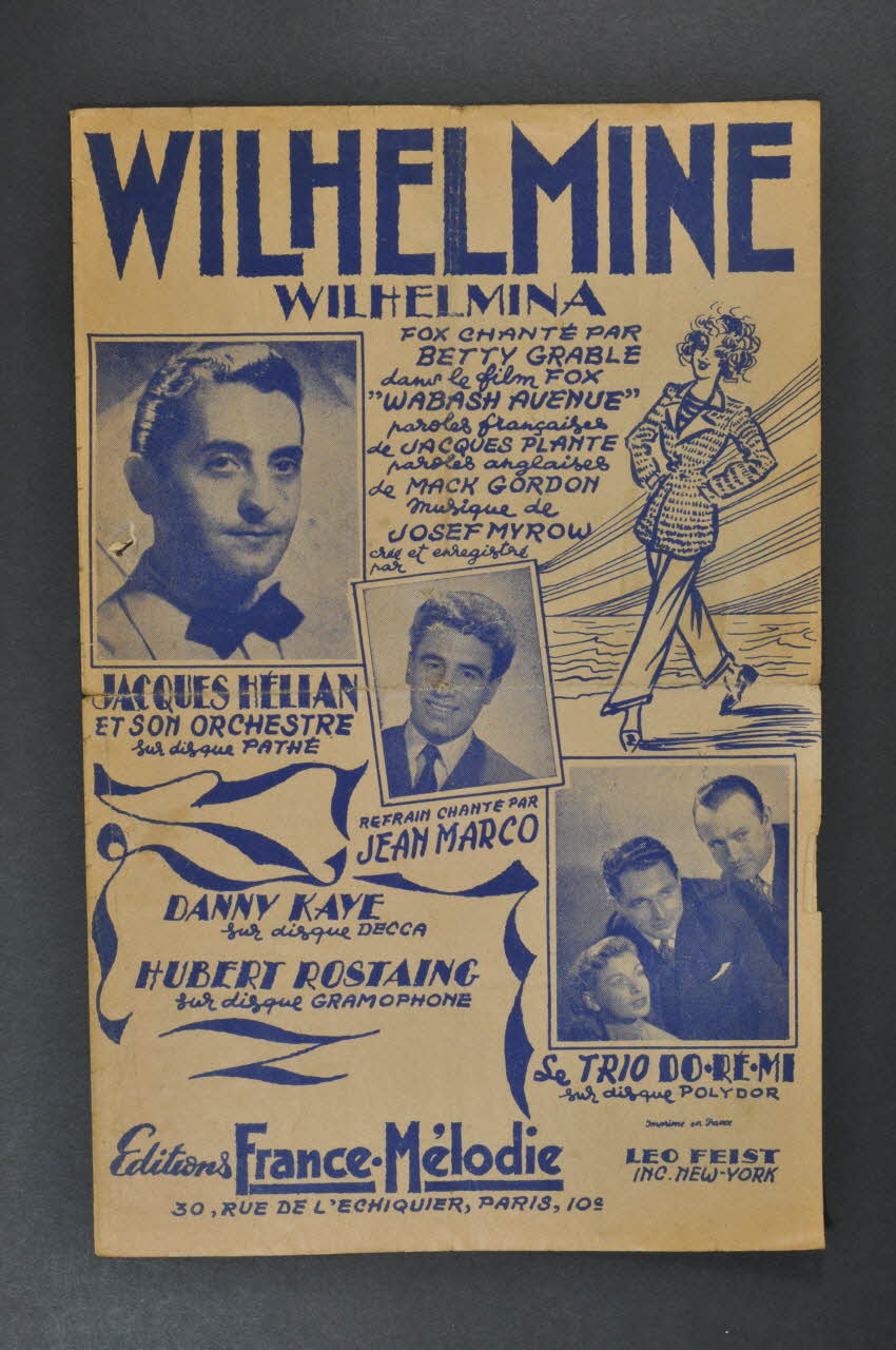 chanson petit format 1965.121.299 Photo Mucem