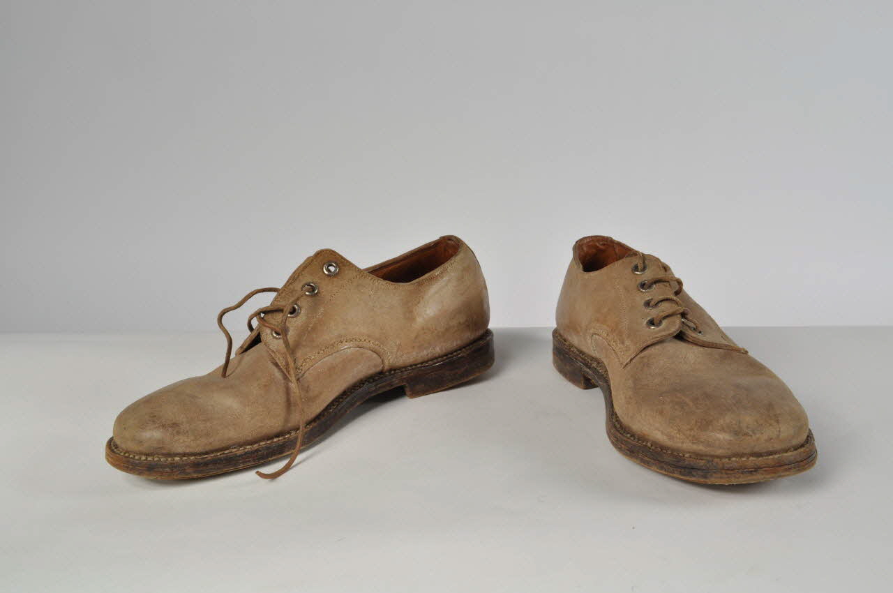 chaussure d'homme DMH1963.68.7.7.1-2 Photo Mucem