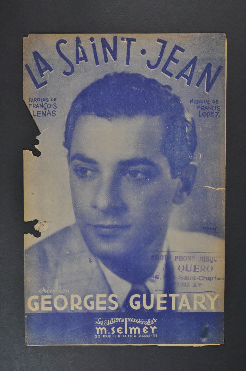 chanson petit format 1965.121.304 Photo Mucem