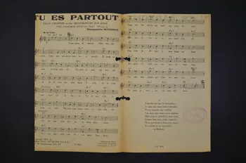 chanson petit format 1965.121.308 Photo Mucem