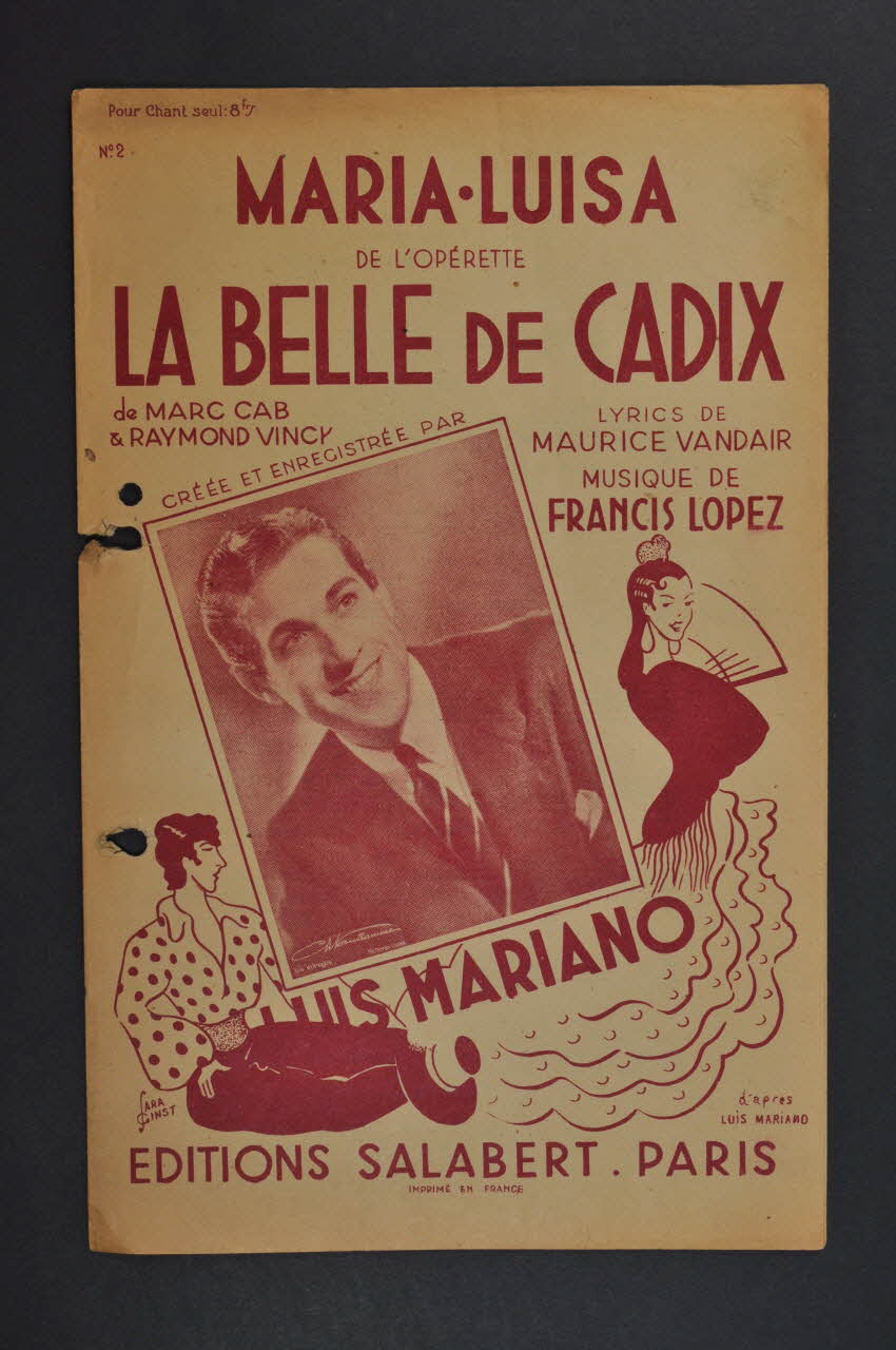 chanson petit format 1965.121.312 Photo Mucem