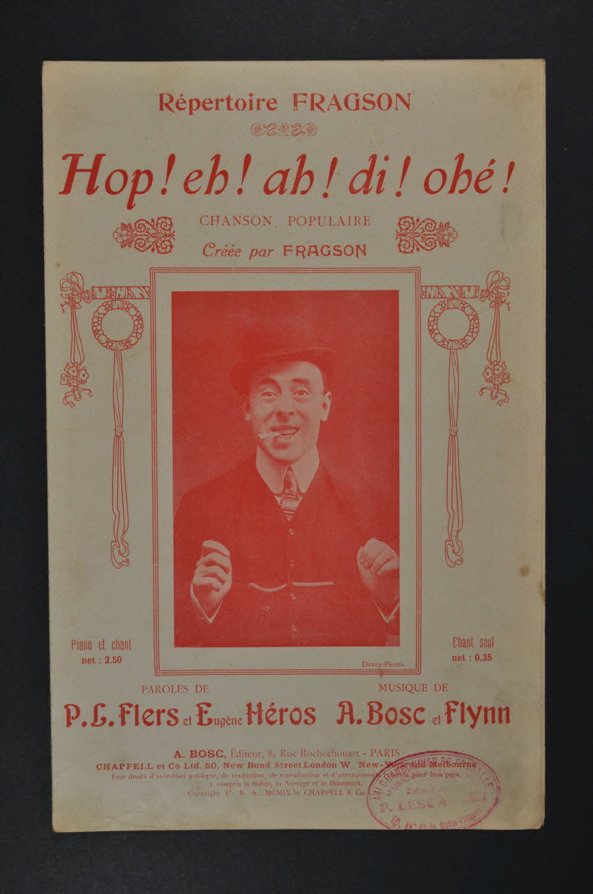 chanson petit format 1965.121.32 Photo Mucem