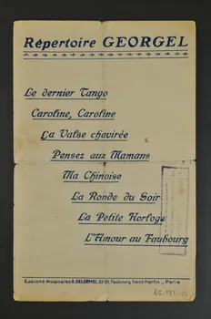 chanson petit format 1965.121.320  Photo Mucem