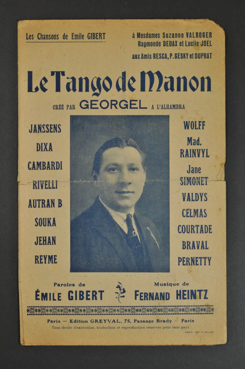 chanson petit format 1965.121.327 Photo Mucem