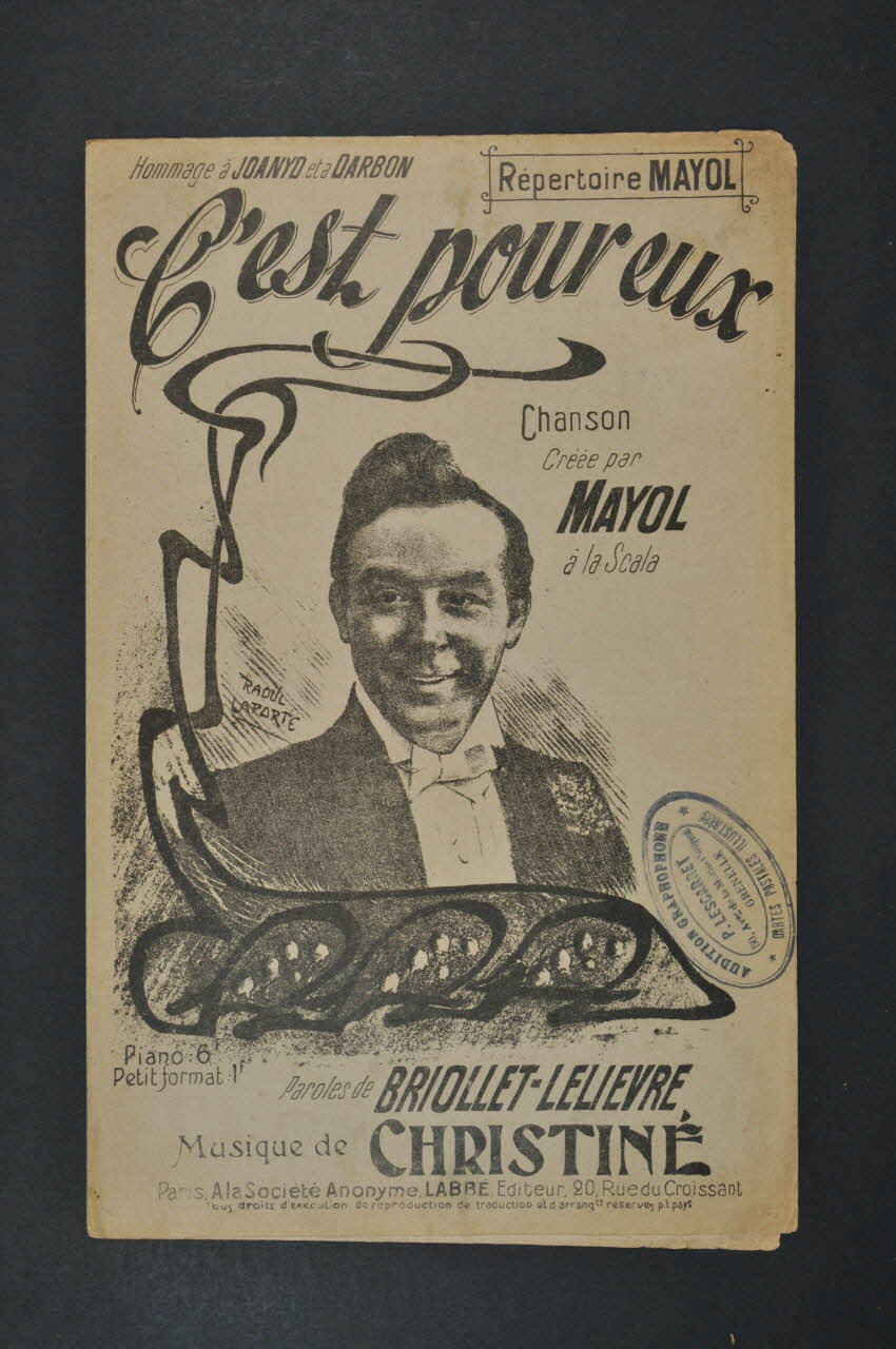 chanson petit format 1965.121.33 Photo Mucem